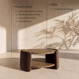 Wren - Velvet And Oak Veneer Coffee Table