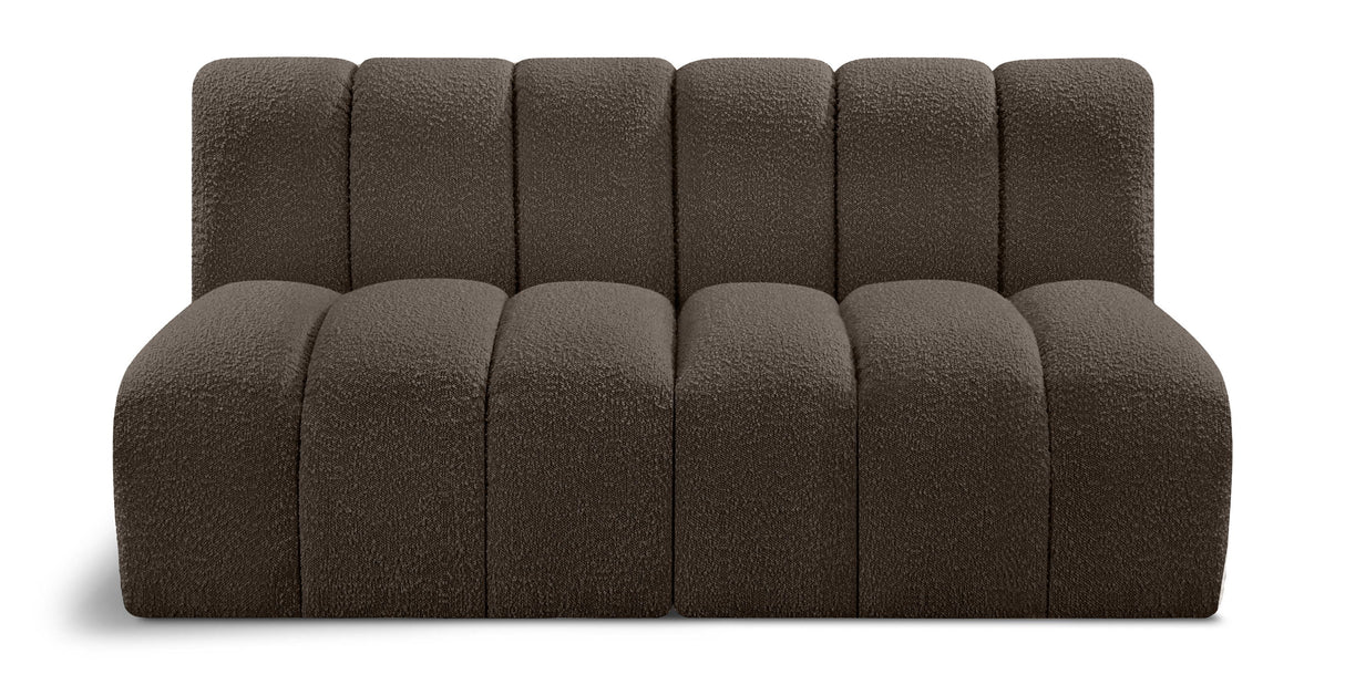 Arc - Boucle Fabric 2 Seats Modular Sofa