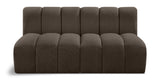 Arc - Boucle Fabric 2 Seats Modular Sofa