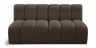 Arc - Boucle Fabric 2 Seats Modular Sofa
