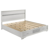 Miranda - Storage Wood Panel Bed