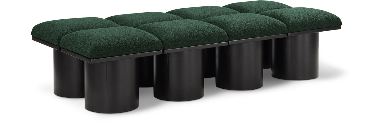 Pavilion - 8 Piece Modular Bench With Black Base
