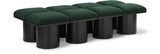 Pavilion - 8 Piece Modular Bench With Black Base