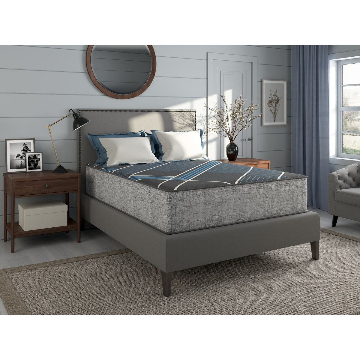 Tempagel - 13" Lux Firm Mattress With Advanced Cooling