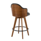 Ahoy - Counter Stool - Walnut Frame
