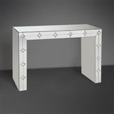 Hessa - Console Table - Mirrored & Faux Rhinestone