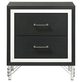 Lucia - 2-Drawer Nightstand - White