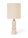 Paros - Base And Linen Textured Fabric Shade Table Lamp