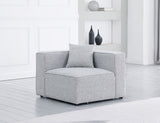 Cube - Linen Corner Chair