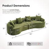 4 Seater Sofa With Fabric, 30D, 60 Hardness Full Sponge, 4 Pillow For Living Room, Home Furniture Sleeper Sectional Sofa For Apartment