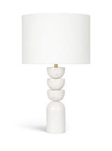 Opus - Linen Textured Fabric And Brass Table Lamp