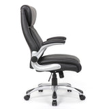 High Back Ergonomic Executive Office Chair, Adjustable Height And Lumbar Support For Home & Office - Black