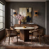 Sylvan - Vegan Leather Dining Chair (Set of 2) - Brown Frame