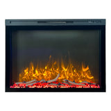 Built In Electric Fireplace With LED Flame Effects