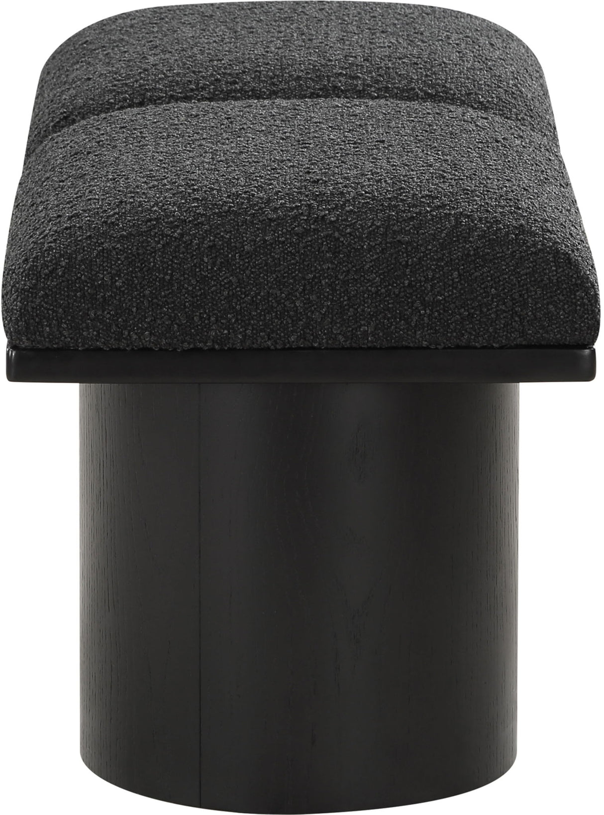 Pavilion - 2 Piece Modular Bench With Black Base