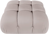 Orin - Velvet Performance Fabric Upholstered Modular Ottoman