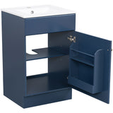 Bathroom Vanity With Sink, Cabinet With Adjustable Shelf