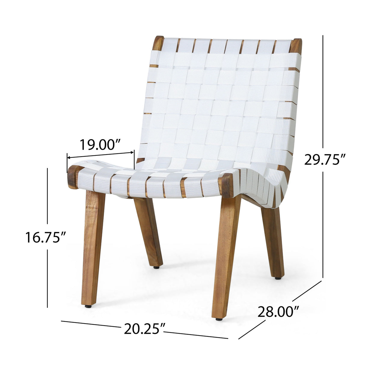 Charlotte - Lounge Chair - White
