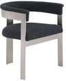 Romeo - Boucle Dining Chair With Silver Base (Set of 2)