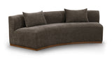 Avanti - 104" Chenille Fabric Upholstered Sofa