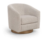 Modra - Performance Fabric Upholstered Swivel Accent Chair