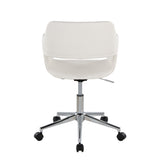 Margarite - Task Chair - Chrome Metal