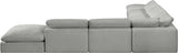 Comfy - 7 Piece Linen Modular Corner Sectional