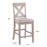 Harper - 5 Piece Counter Set - Dark Brown