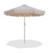 Amalfi - Patio Umbrella - White Pole