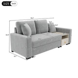 Modular Sofa Couch With Storage Armrest And Center Console