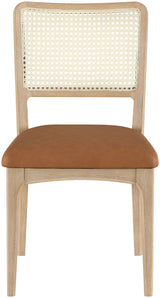 Atrium - Upholstered Seat Dining Chair With Brushed Natural Base (Set of 2)