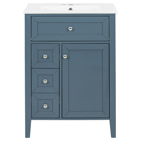 Bathroom Vanity With Sink, Soft Closing Cabinet