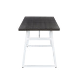Geo - Dining Table - Dark Brown