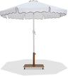Amalfi - Aluminum Patio Umbrella - Light Brown Base / White Pole