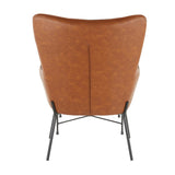 Izzy - Industrial Lounge Chair And Ottoman Set