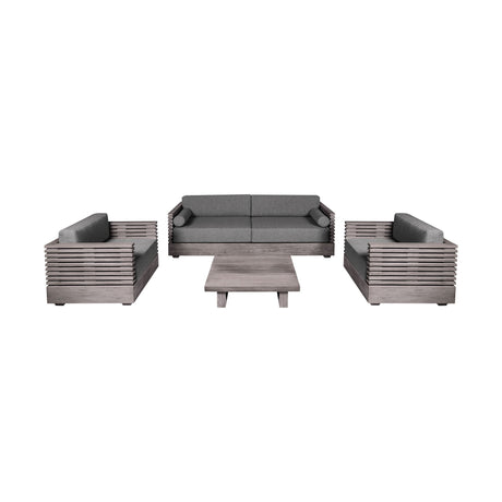 Vivid - Outdoor Patio 4 Piece Conversation Set