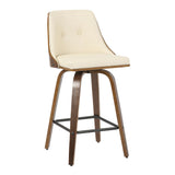 Gianna - Counter Stool (Set of 2) - Walnut Frame