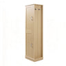 Tall Freestanding Bathroom Storage Cabinet With Adjustable Shelves And Side Hooks