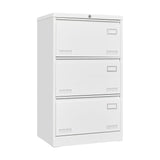 Filing Cabinet Lateral File Cabinet 3 Drawer, Locking Metal File Cabinets Three Drawer, Office Filing Cabinet With Lock Drawers For Home Office