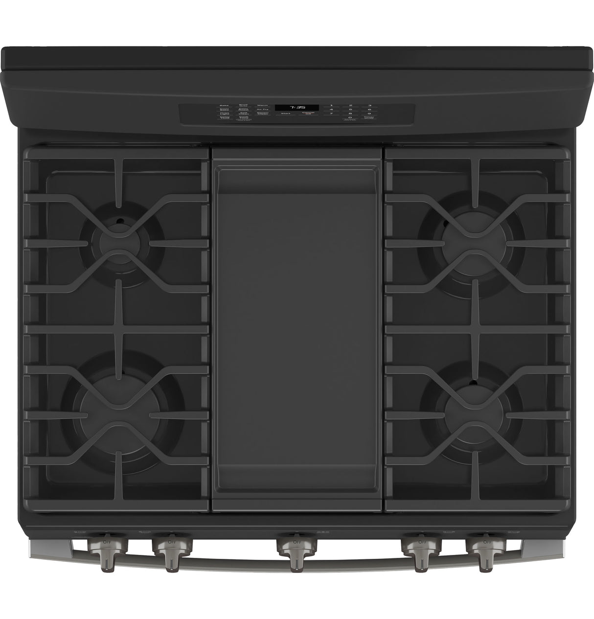 GE(R) 30" Free-Standing Gas Convection Range with No Preheat Air Fry - (JGB735FPDS)