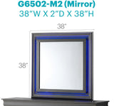 Elegant Transitional LED Mirror