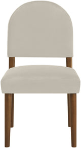 Varinelle - Velvet Dining Chair (Set of 2) - Walnut Frame
