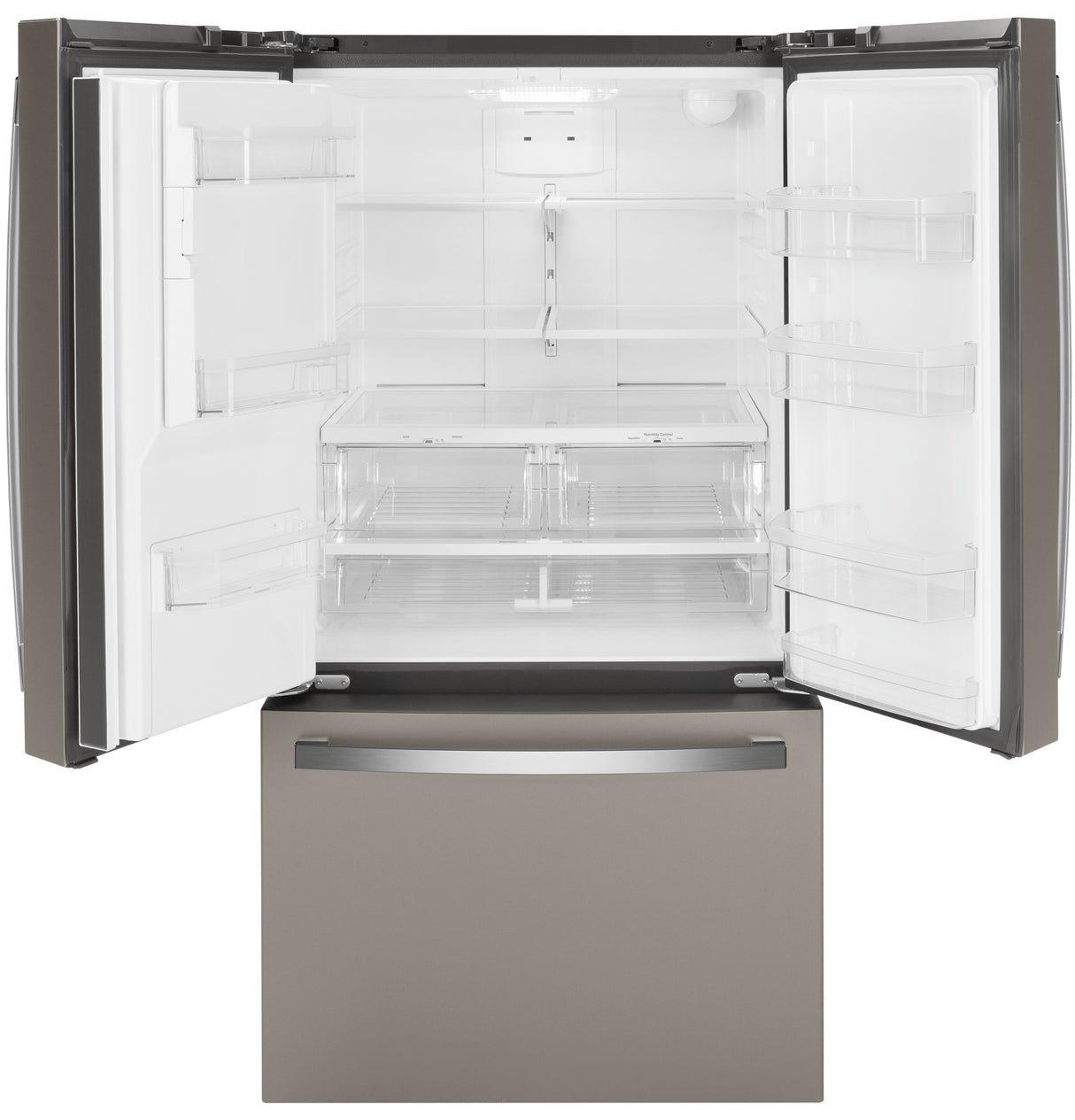 GE GFE26JMMES - 36 in. 25.6 cu. ft. French Door Refrigerator with Ice & Water Dispenser - Fingerprint Resistant Slate