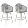 Rhodes - Outdoor Patio Swivel Counter Stool Set