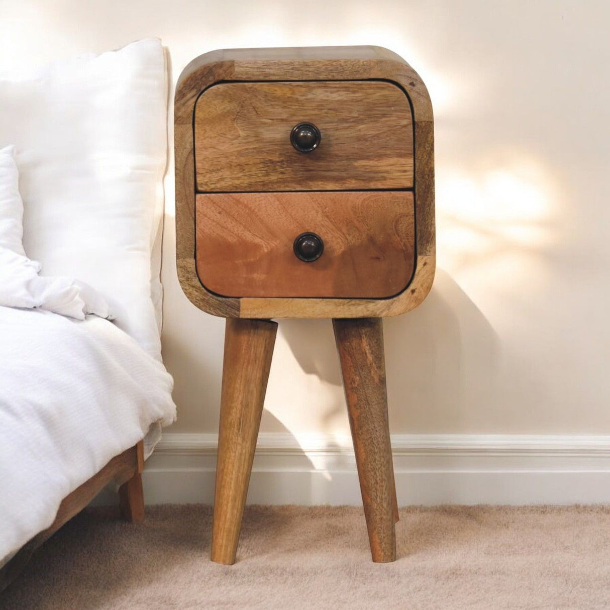 Curved Nightstand,
