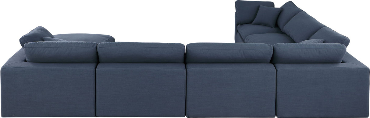 Comfy - 7 Piece Linen Modular Sectional With Chaise