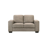 Yvonne - Fabric Loveseat With Track Arms