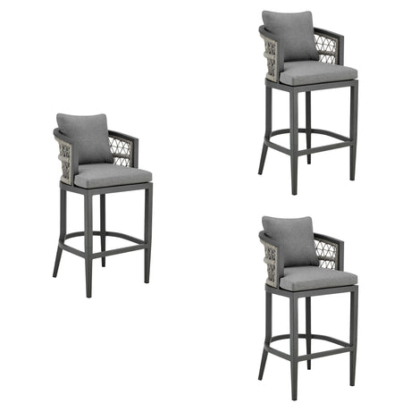 Zella - Outdoor Patio Bar Stool Set