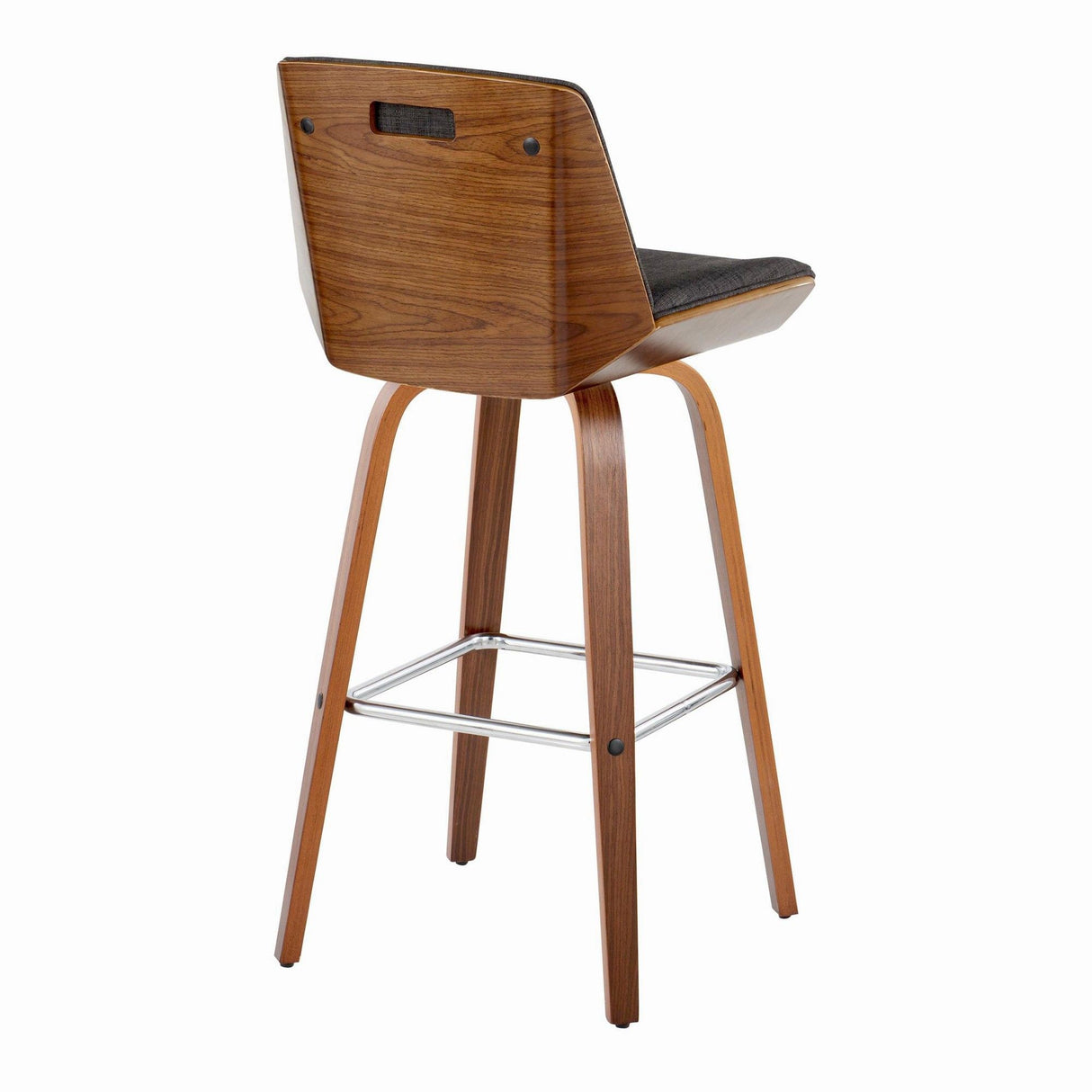 Corazza - 30" Fixed-Height Barstool (Set of 2) - Charcoal