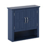 Multi Functional Wall Mounted Cabinet With Adjustable Shelves For Bathroom